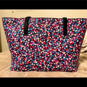 Kate Spade Hawthorne Lane Dot Multicolored
Confetti Tote Bag With Small Pouch